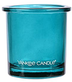 YANKEE CANDLE PORTA CANDELA VOTIVE HOLDER POP TEAL ACCESSORI PROFUMO CASA INTERNI