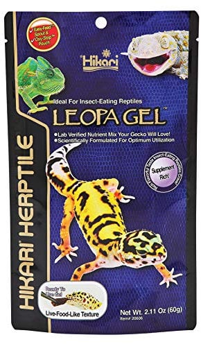 Hikari Herptile Leopa Gel Reptile Food Complete Diet for Insect Eating Lizards, Live Feed Replacement for Geckos, Leopard Geckos