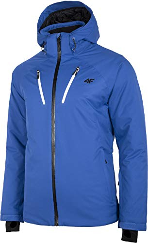 4F Herren Skijacke Harding Jacke, Blau, M-L