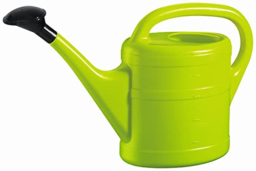 2X Gießkanne 5L HELLGRÜN + 1x BILDMAGNET! Blumenkanne Kunststoff für groß & klein, Garten & Zimmerpflanzen Gießkannen Gieskanne Gieskannen Giesskanne 5 Liter Watering Can Kinder Zimmergießkanne