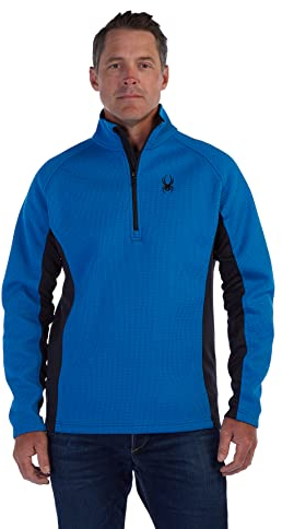 Spyder Herren Outbound Fleecejacke, Medium Blue, S EU