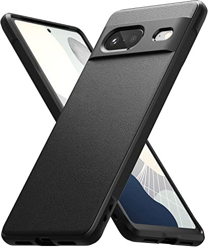 Ringke Onyx Compatibile con Cover Google Pixel 7, Custodia Impugnatura Antiscivolo Antiurto Robusta Antigraffio TPU - Black Nero