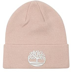Timberland Herren Contrast Tree Beanie-Mütze, Cameo Rose, Einheitsgröße