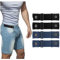 BELTROAD Gürtel ohne Schnalle für Männer und Frauen, Seitengürtel ohne Schnalle, elastisch, verstellbar, unsichtbar, keine Schnalle, Schwarz, Schwarz, Blau, Blau