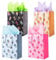 Yoosso 4 PCS Gift Bags (9 x 7x 4 inch), Gift Bags for Presents with Tissue Paper Birthday Wedding Party Shopping Baby Shower Graduation Thank You Gift Bags for Women Men Kids Teachers
