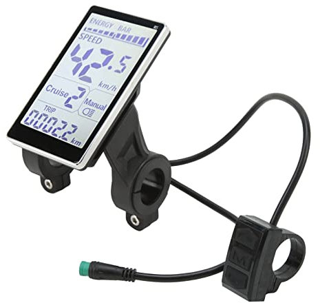 Ebike LCD Display, 24 V, 36 V, 48 V, 60 V, Universell, M5 LCD Display, Ersatz für Elektrofahrräder, Roller und Andere Alte Oder Beschädigte für 31, 8 22, 2 mm Elektrofahrräder