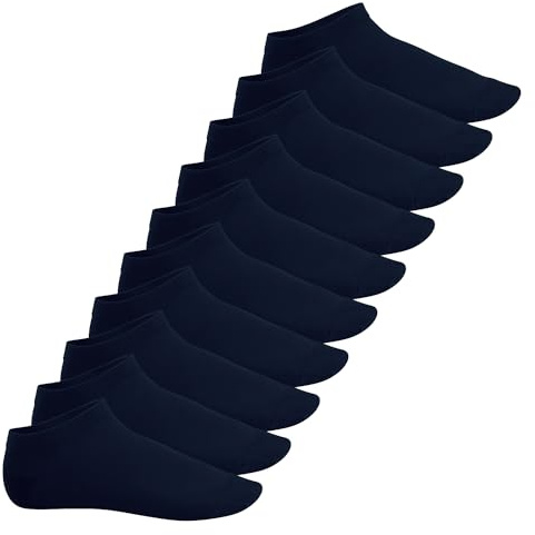Footstar EVERYDAY! 10 Paar Damen & Herren Sneaker Socken - Marine 43-46