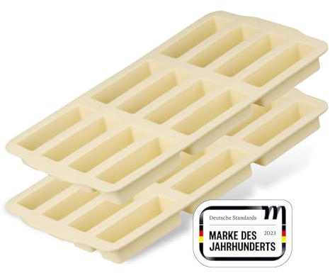 Zenker Müsliriegel Backform 2er-Set – Silikonform zum Backen von insgesamt 24 Riegel – Müsliform aus Silikon mit Antihaft-Eigenschaften – Hitzebeständige und spülmaschinengeeignete