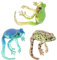 Laubfrosch Ring | 3 Stück Verstellbarer Laubfrosch Ring | Verstellbar Süße Frosch Ear Cuff Ohrklemme, Offener Frosch Förmiger Ring Schmuck, Zarter Handgefertigter Frosch Ringe