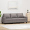 ZEYUAN 3-Sitzer-Sofa Taupe 180 cm Stoff, Sofas & Couches, Sofa Wohnzimmer, Sofa Für Jugendzimmer, Relaxsofa, Sofa Für Schlafzimmer, Polstersofa - 359178