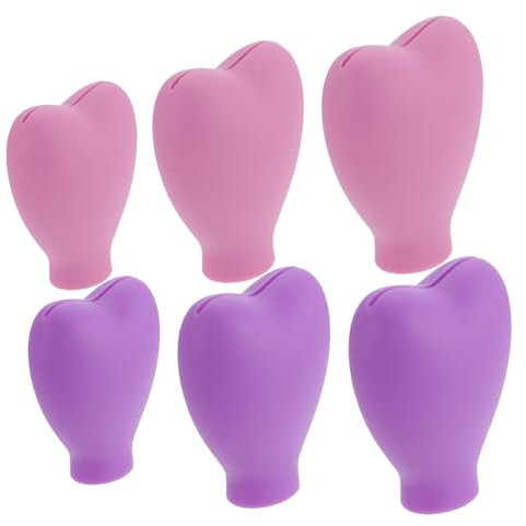 MUSISALY 6pièces Protections Silicone Pour Pinceaux De Maquillage Housses Durables Et Flexibles Pour Brossettes Cosmétiques