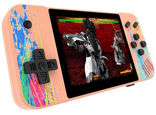 GTHLKU G3 Handheld Game Console 8-Bit Portable Classic Retro Game Consoles Built-in 800 NES Video Games 3.5 Inch Horizontal Screen Design(Color:Pink)