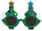 Kelburn Weihnachtsbaum-Brille,Weihnachtsbaum-Sonnenbrille - Weihnachtssonnenbrille - Kostümzubehör, ausgefallene Brillen, Verkleidungszubehör für Weihnachtsfeiern