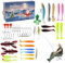 Angel Adventskalender 2024 Männer Weihnachten 24 Tage Angelkalender Köder Für Erwachsene Teenager junge-n Kinder,Weihnachtskalender Fishermans Angelköder Angler Geschenk Fishing Set 19x10x3,5cm