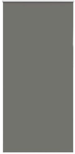 vidaXL Verdunkelungsrollo Grau 90x210 cm Stoffbreite 85,7 cm Polyester, Rollo, Klemmfix, Thermorollo, Verdunklungsrollo, Klemmrollo, Fensterrollo