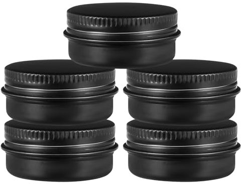 ElevateTech Pillendose Klein, 5 Stück Pillendose Klein für unterwegs Pillendosen aus Metall Hochbelastbare Aluminiumlegierung Pillendosen Rund für die Tasche Handtasche zur Aufbewahrung