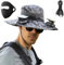 Sombreros de Pesca al Aire Libre del Ventilador Solar de ala Ancha del Ventilador Solar, Sombrero con los Ventiladores (1PC-H)