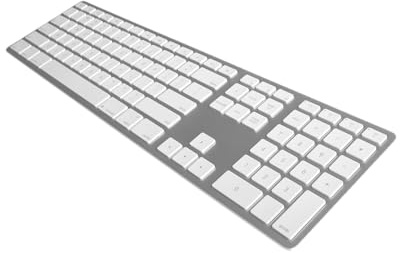 Matias Wireless USB-C Keyboard Mac German Silver