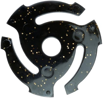 Generisch 45 Adapter Für Plattenspieler - Vinyl Single Puck Zubehör | Aluminium Adapter Für Enthusiasten & Musikliebhaber | Für Plattenteller Schallplattenspieler 7 Zoll, Record Center Zentrierstück