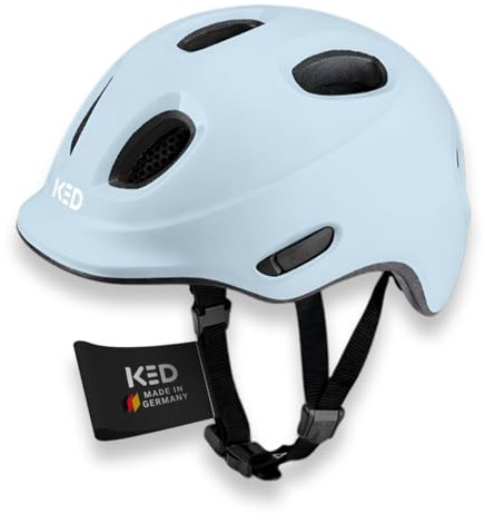 KED Meggy Spark Kinderfahrradhelm, Inmold, 360° Verstellsystem, Reflektoren, Insektenschutznetz, Leicht, Verstellbar, Made In Germany