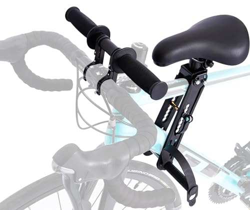 PORFOYO Seggiolino per Mountain Bike,Sedile Anteriore per Bicicletta,Bike Seggiolini Anteriori per Bambini,Seggiolino per Bicicletta Anteriore per Bambini