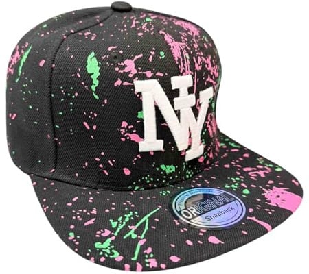 Jeamis Kinder NY Kappe Kids USA Sommer Snapback Baseball Cap Cappy Unisex Trucker Starter Basecap Mütze Hawaii Kult für Junge und Mädchen