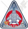 MIG-29 Fulcrum Syria Mikoyan-Gurevich MiG-29SM Syrische arabische Luftwaffe 95 mm Vinyl-Aufkleber