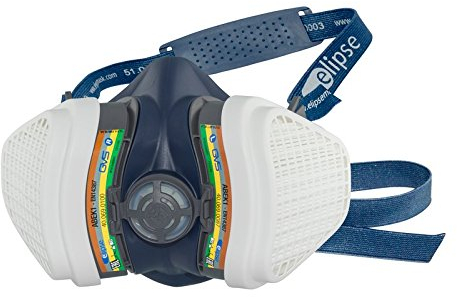 GVS SPR488 Elipse Maske mit austauschbaren ABEK1 Filtern für Mehrere Gase und Dampf, M/L