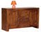 KADIMA Design Sheesham Massiv Sideboard Wood 118,5 x 40 cm Anrichte Kommode Massivholz