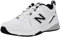 New Balance Men 608V5 Trainer Shoe, White/Black/Silver, 10.5 X-Wide