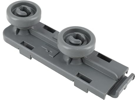 sparefixd Front Basket Adjustment Clip & Wheels to Fit AEG Dishwasher