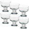 2/4/6 Ice Cream Sundae Dessert Cocktail Fruit Pudding Glass Bowl Dish Stand Set (6)