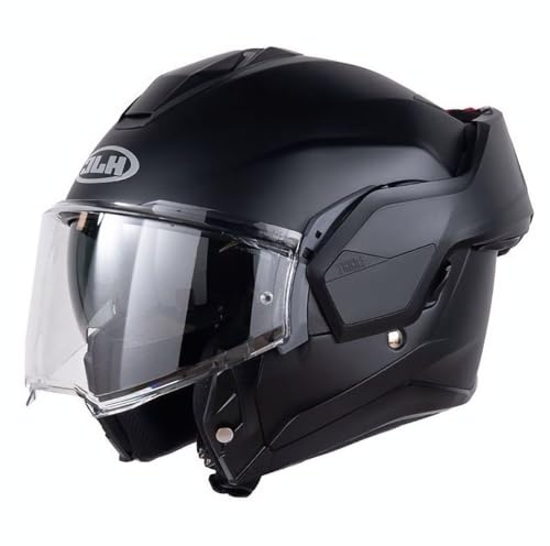 HJC, Casque moto modulable i100 UNI Semi Mat Noir, XXL