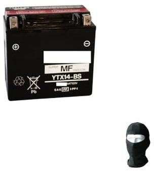 Compatible avec BMW R GS Adventure 1250 2019-2020 Batterie YUASA YTX14-BS (FOURNIE SCELLÉE) Batteries 12V / 12AH pour Moto SPÉCIFIQUES 150X87X145MM