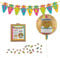 Trendhaus ABC Champions Dekoration zur Einschulung, 1x Girlande „Schulkind“, 1x Konfetti „Schulstart“, 1x Folienballon zum Schulanfang, 956514