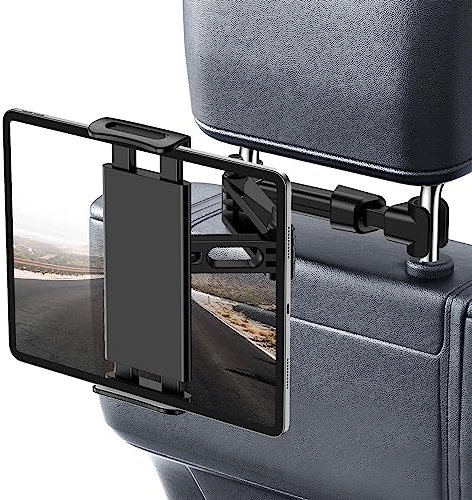 LIPJISL Tablet Halterung Auto Kopfstützenhalterung Universelle Auto Kopfstütze Tablet Halterung 360° Drehung für Tablet, iPad, Air, iPad Mini, Samsung Galaxy Switch