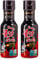 Samyang Buldak Sauce - Korean Hot Chicken Flavour Buldak Noodles Sauce 200g (2 Pack) + Uplabel Creations Bamboo Chopsticks