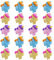 STOBOK 30 Stück Einhorn Form Radiergummi Einhorn Schreibwaren 3D Tier Radiergummis Puzzle Cartoon Radiergummi Radiergummi Gastgeschenke Korbfüller Für Kindergeburtstagsfeier Geschenke