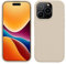 kwmobile Housse Compatible avec Apple iPhone 16 Pro Coque - Housse de téléphone Protection Souple en TPU Silicone - crème
