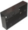 Black Electrical Surface Patress Box (2 Gang)