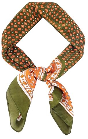 GoGou Halstuch Herren Weicher Bandana Quadratisch Kopftuch Seidiger Schal Mode Geschenke für Männer Casual Formal Busines