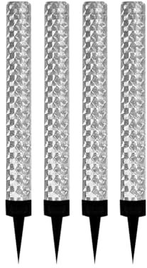 Exclusive Online Ice Fountains Pack of 4 | Sparkling Cake and Prosecco Champagne Decorations | Ideal for Birthdays, Christmas, New Year, and Weddings | Cake Toppers and Celebration Fountains (Silver)