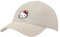 Hello Kitty Baseballkappe mit gesticktem Charakter, unstrukturiert, Hellbraun, Einheitsgr��e