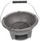 COLLBATH Outdoor Grill Outdoor BBQ Stove Teppanyaki Griller Coal Pots for Cooking Portable Fire Pit Mini Camping Stove Charcoal Camping Supplies Mini Korean Grill Silver