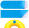 Landrain 30 Stück Pool Reparaturset Unterwasser Selbstklebend,7 * 7cm