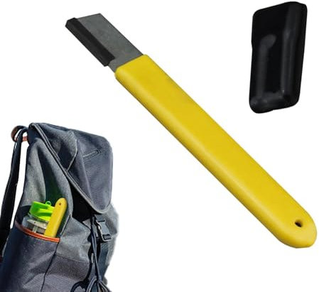 Dorugage Garden Tool Sharpener | High Strength Scissor Sharpener Sharpening Stone,Grinding Tool Non-Slip Handle Sharpening Device for Garden Shears Hand Axes