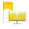 upscreen Anti-Glare Screen Protector compatible with HP Z24f G3 – Protection Film Matte