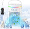 Aire Acondicionado Portátil, 1400ML Mini Enfriador de Aire Portátil con Control de Remoto,4 en 1 Mini Aire Acondicionado con 7 Colores LED para el Hogar, Oficina