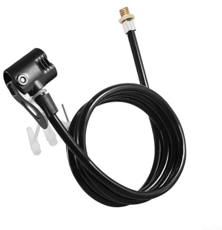 ZWEquipint Bike Air Pump Extension Hose,125Cm Long Connector Tube,Bicycle Pump Accessory,Air Pump Hose Connector,For TPU Material
