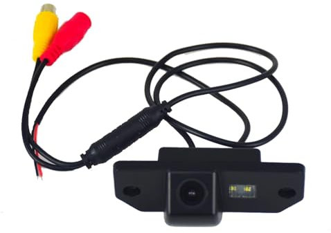DZSQWETYU Rückansicht Backup-Kamera Rückfahrkamera Für Das Auto Einparkhilfe Nachtsicht Rückfahrkamera Für Ford Für Focus Für Limousine MK2 MK3 Für C-Max Für Mondeo 2000–2007 Rückansicht Kamera